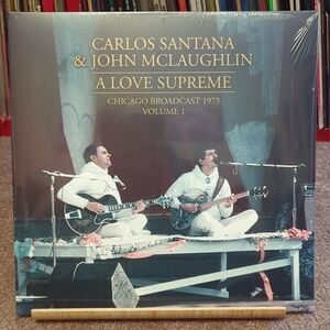 Carlos Santana & John McLaughlin - A Love Supreme Vol 1 '73 2LP Vinyl Record